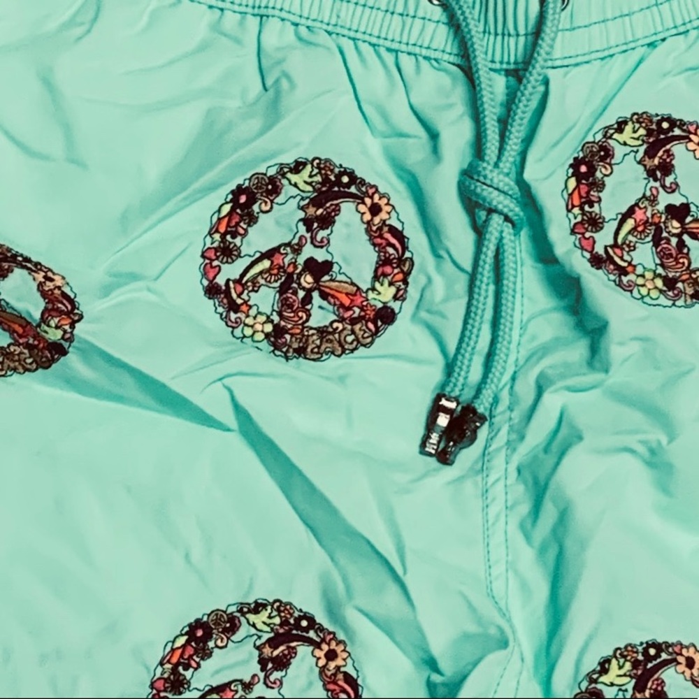 NWT🌴Les Canebiers Mens Peace Swim Shorts - Picture 2 of 6